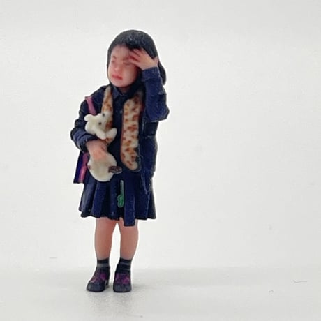 1/64 子供　フィギュア　子供フィギュア　ミニチュア　ミニカーに　ジオラマ  ミニチュア