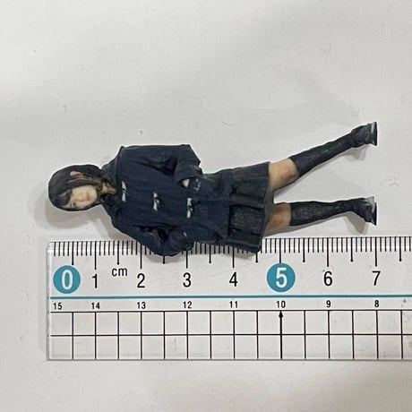 1/24 フィギュア　JKNP 女子高生　ミニカーに　リアルフィギュア　ドールハウスに　完成品　塗装済み完成品　ジオラマ