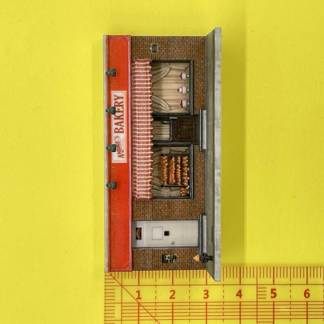 Nゲージ　パン屋　ミニチュア　建物　ジオラマ　フィギュアに　1/64より大 Nゲージ パン屋 ミニチュア 建物 ジオラマ フィギュアに 1/64より大