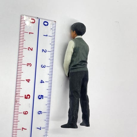 1/24 男子高校生　フィギュア　完成品　ドールハウスに 　リアルフィギュア　ミニチュアイメージ　ミニカーに　ジオラマに　３Dフィギュア