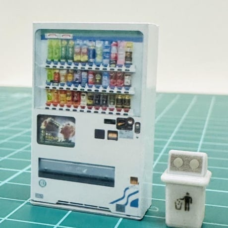 1/64★自販機と空き缶入れ★フィギュアに★ジオラマに★ミニカーに ミニチュア