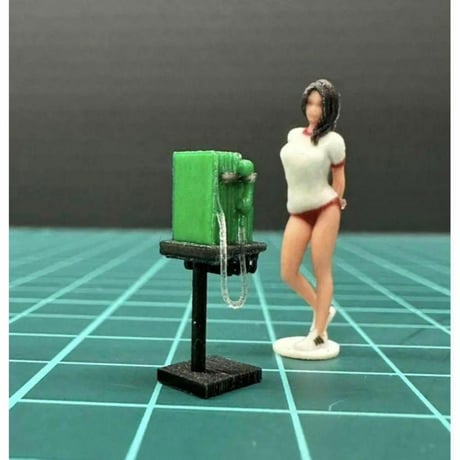 1/64★公衆電話★フィギュアに★ミニカーに★ミニチュア★ジオラマに