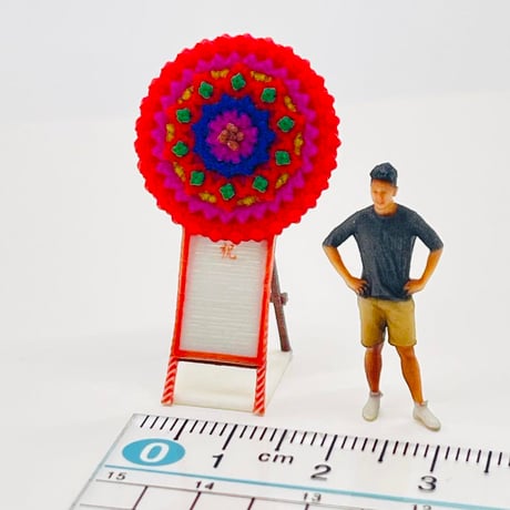 1/64 花輪② ミニチュア　フィギュアに　ミニカーに　ジオラマに　住宅模型に