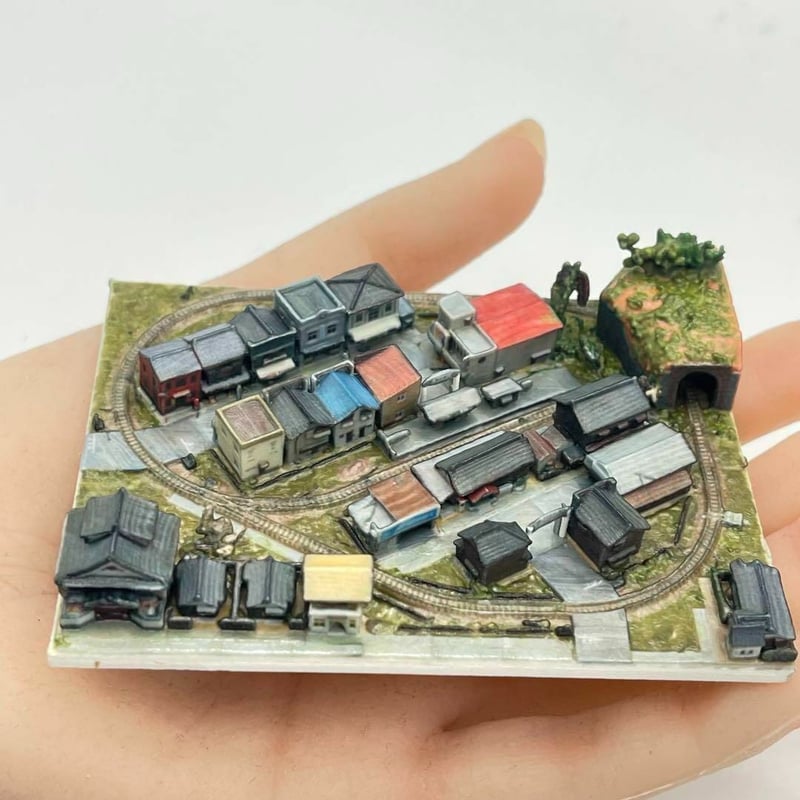 昭和レトロ★鉄道模型★HOゲージ★4両★車両★フィギュアに★1/64より小 昭和レトロ☆鉄道模型☆HOゲージ☆4両☆車両☆フィギュアに