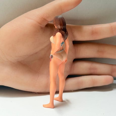 1/18 女性　フィギュア　ビキニ　 水着　ジオラマに　完成品　リアルフィギュア　３Dフィギュア　ミニチュアイメージ