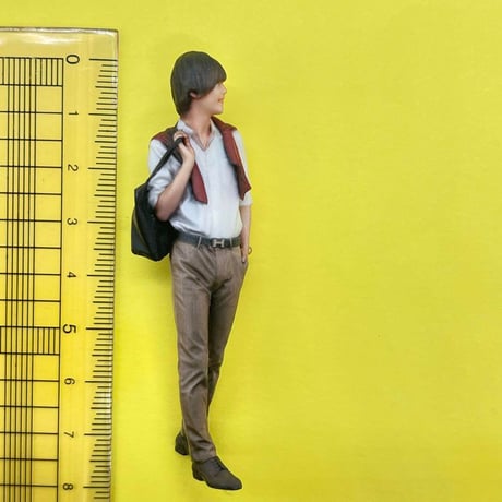 1/24 85-3 男性　フィギュア　完成品　1/64より大　ミニカーに　ミニチュア　ミニチュアイメージ　リアルフィギュア　ドールハウスに