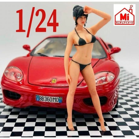 1/24 JOY8 フィギュア　完成品　リアルフィギュア　ミニカーに　ジオラマに