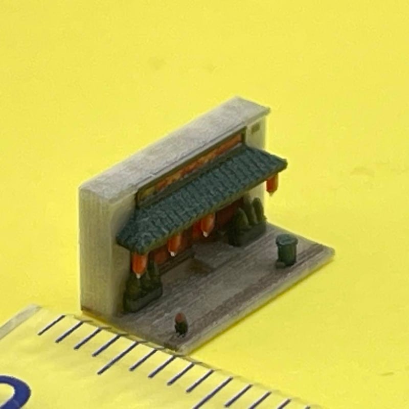 1/700 中華料理屋 ミニチュア 建物 ジオラマ フィギュア 1/64