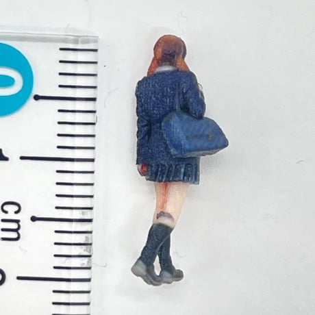 HOゲージ　女子高生　JK フィギュア　ミニチュア　ジオラマ　1/64より小