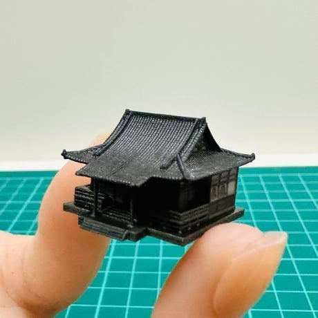 1/600★寺院★建物★フィギュアに★住宅模型　建築模型　ドールハウス★Nゲージより小★ジオラマに