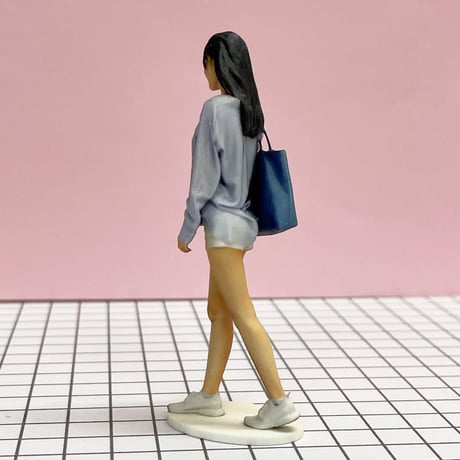 1/18 Jess walks台付　フィギュア　リアルフィギュア　リアルフィギュア　ミニチュアイメージ　完成品　ドールハウスに