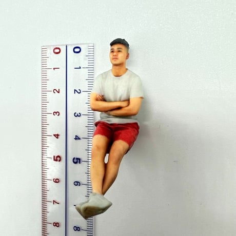 1/24 NU-0003 男性　フィギュア　完成品　リアルフィギュア　　ミニチュア