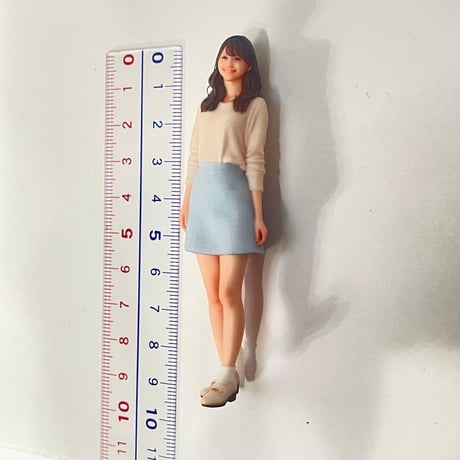 1/18 フィギュア　可愛いお姉さん　ミニチュア　ミニカーに　1/64より大