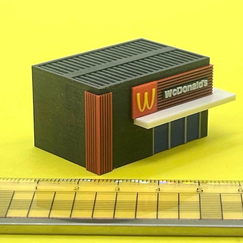 Zゲージ ハンバーガーショップ ミニチュア フィギュア 1/64より