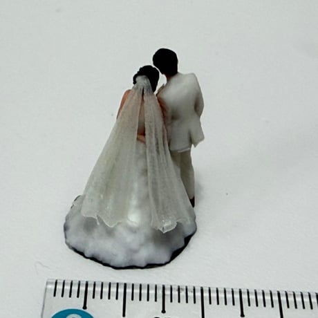1/64 ウエディング　結婚式　フィギュア　ミニチュア　ジオラマ　ミニカー