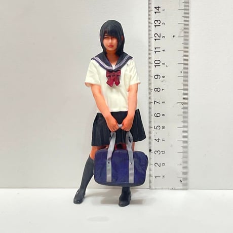1/12 女子高生　JKN フィギュア　リアルフィギュア　完成品　1/64より大　ミニチュア　ドールハウスに　ミニチュアイメージ