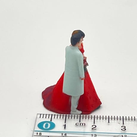 3cm ウエディング　フィギュア　ミニチュア　完成品　1/64より大