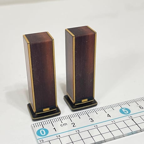 1/18 ミニチュア　スピーカー２個　ドールハウスに　リーメントに　フィギュアに