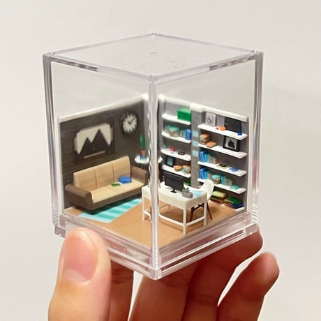 ミニチュア　ドールハウス　住宅模型　1/80 1/64 フィギュアに　ジオラマ　ミニチュアハウス　完成品