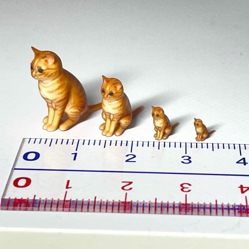1/18 1/24 1/43 1/64 猫 ミニチュア フィギュア ミニカーに