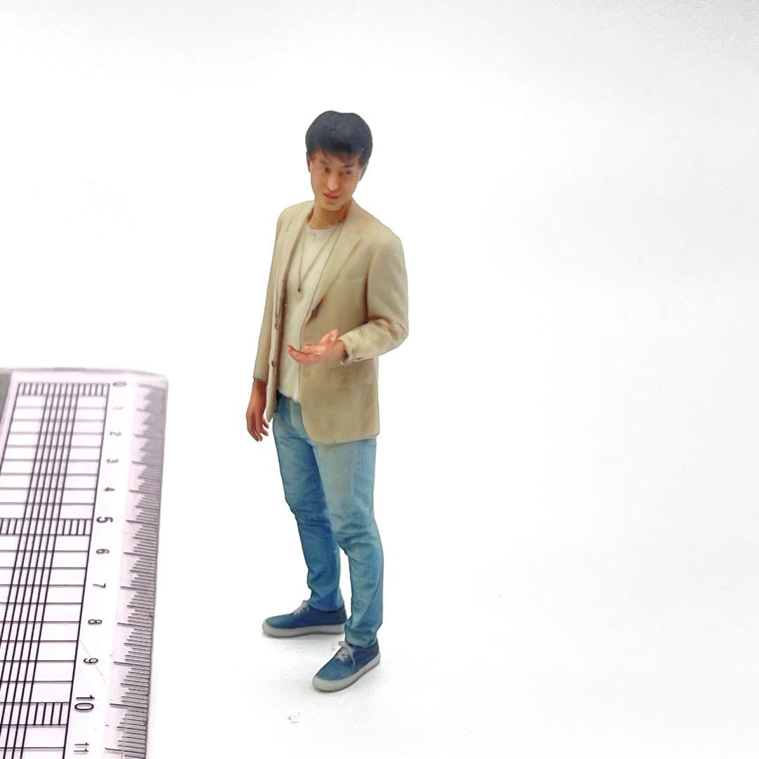 1/18☆男性☆107-4 フィギュア☆1/64より大☆ミニカーに