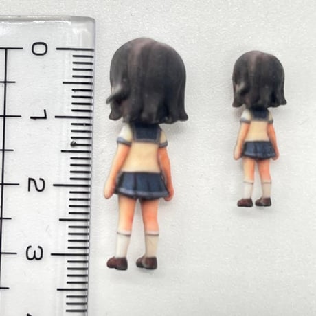 完成品　3DA-JK-001 女子高生　フィギュア　1/43 1/64　ミニチュア　ミニチュアイメージ　完成品　３Dフィギュア