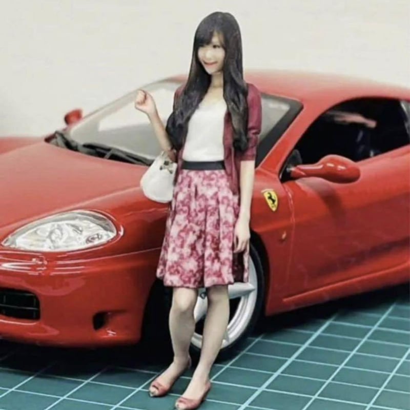1/24☆79-2☆フィギュア☆ミニカーに☆リアルフィギュア 完成品