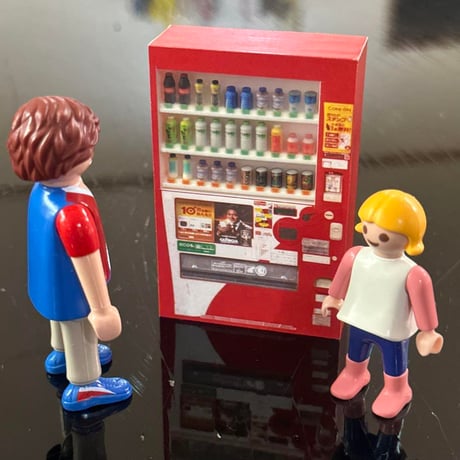 精密　自販機　ミニチュア　1/24 ドールハウスに　フィギュアに　1/64より大