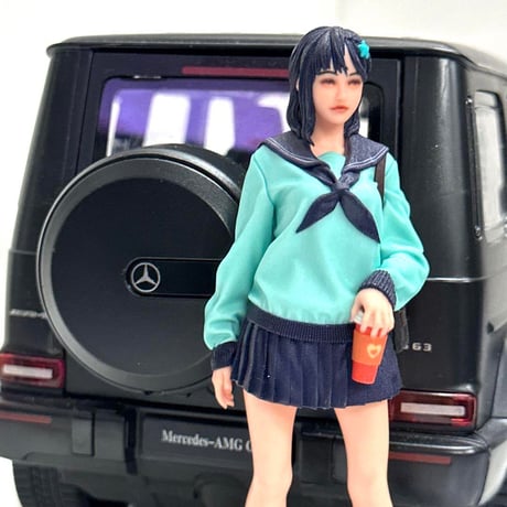 完成品　1/12 オーシャンコスモス0071 フィギュア　ミニカーに　JK