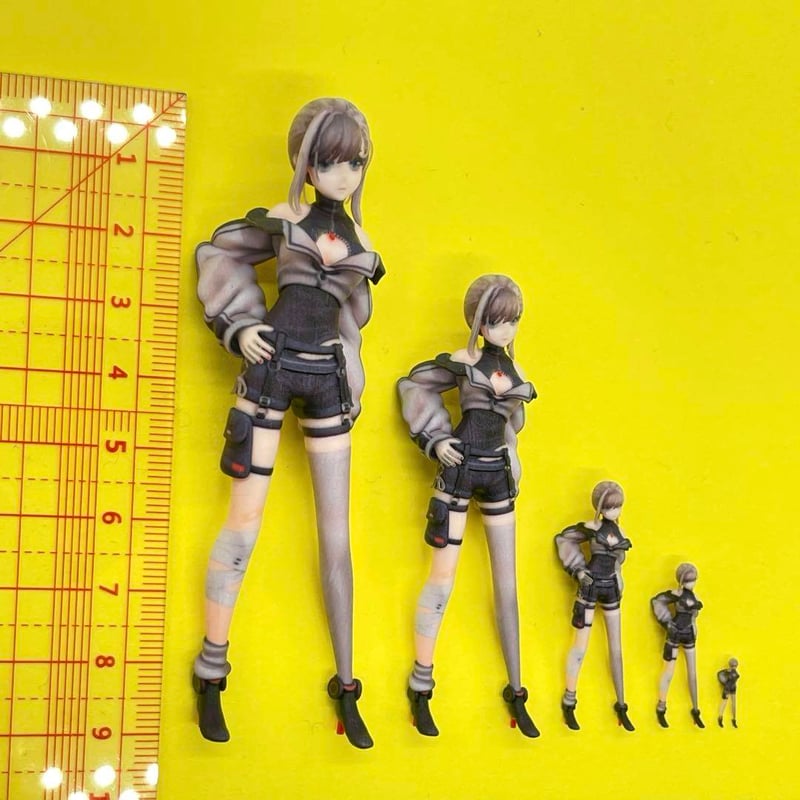 完成品 Q-JP-2 フィギュア5体 1/18 1/24 1/43 1/64 Nゲージ | ミ