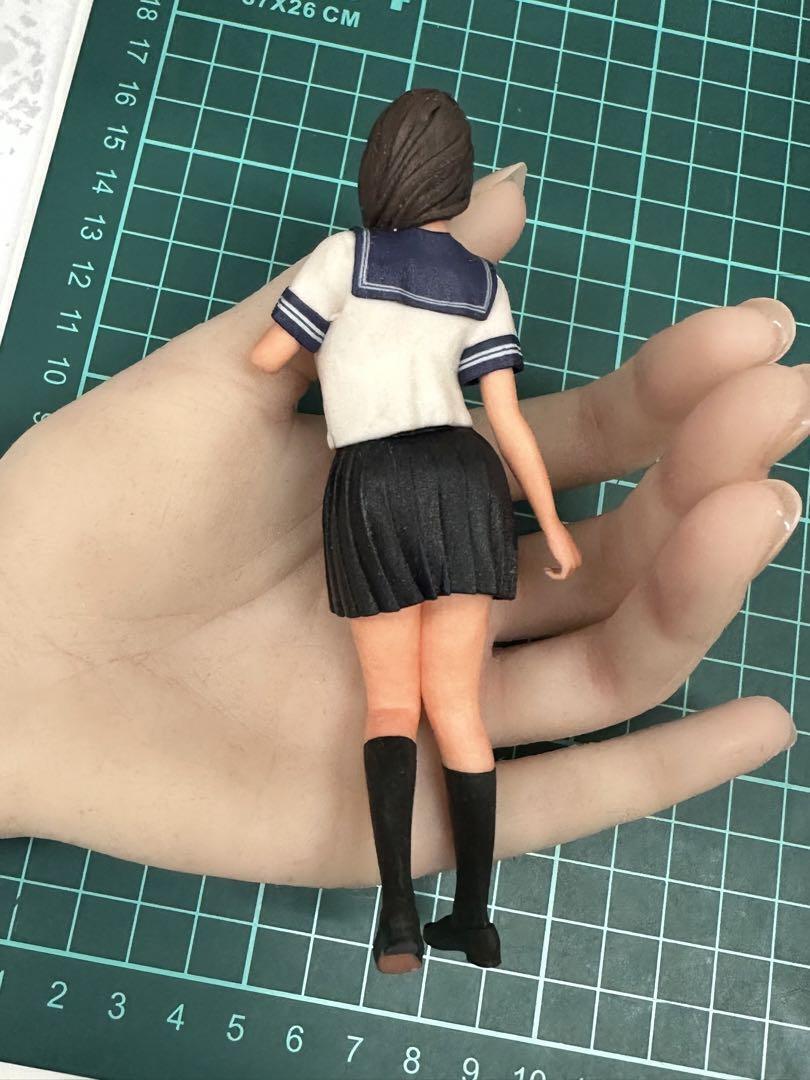 完成品 1/12 jk5 女子高生 フィギュア ミニカーに リアルフィギュア 