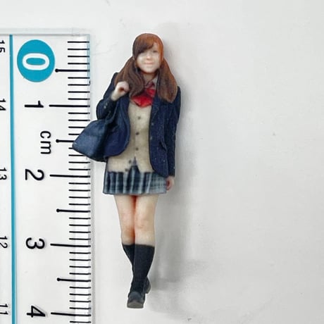 1/43 3DA-X-PT-008 女子高生　フィギュア　３Dフィギュア　ミニチュアイメージ　完成品　ミニチュア