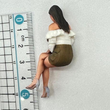 1/24 フィギュア　3Dフィギュア　ミニチュア　リアルフィギュア　完成品　ミニカー　ドールハウスに　　ジオラマ