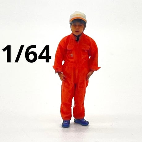 1/64 フィギュア　男の子　子供　職業体験　ミニチュア　ミニカー　ジオラマに