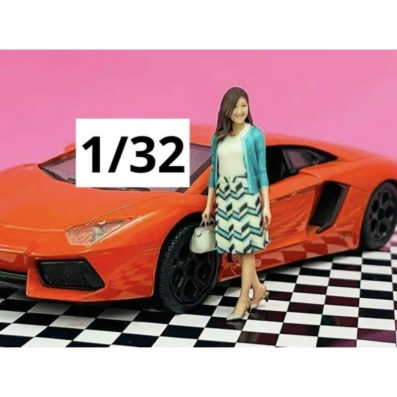 1/32 JOY 三体　フィギュア　完成品　1/64より大　ミニカーに 1/32 JOY 三体 フィギュア 完成品 1/64より大 ミニカーに