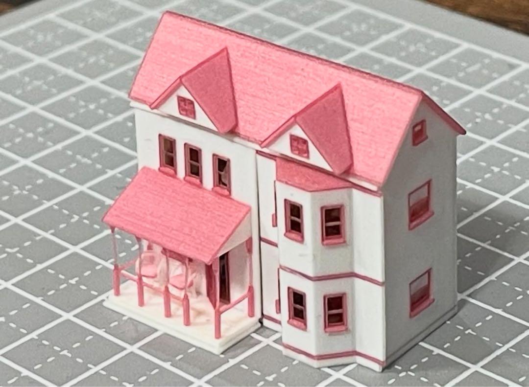 ミニチュア ドールハウス ミニミニドールハウス リカちゃんに 完成品