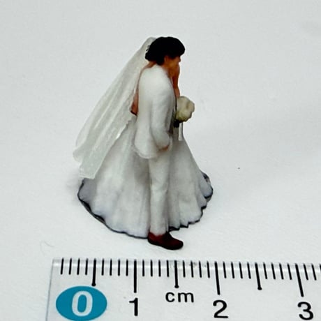 1/64 ウエディング　結婚式　フィギュア　ミニチュア　ジオラマ　ミニカー