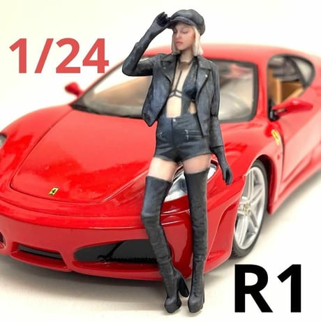 完成品　R１　フィギュア　リアルフィギュア　ミニチュアイメージ　ミニカーに　ジオラマに　３Dフィギュア