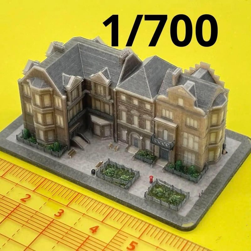 1/700 豪邸　お城　建物　フィギュア　KT-001 住宅模型　1/64より小 1/700 豪邸 お城 建物 フィギュア KT-001 住宅模型 1/64より小