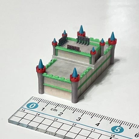 1/700 ホテル　ラブホテル　住宅模型　ミニチュア　フィギュア　建築模型　ジオラマ　ミニチュアイメージ　３D　ラブホテル