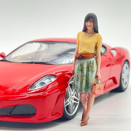 完成品　1/24 77-2 フィギュア　ミニカーに　ミニチュア　1/64より大 リアルフィギュア