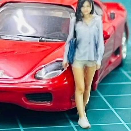 1/64 完成品　jesswalking フィギュア　リアルフィギュア　ミニカーに　ミニチュアイメージ