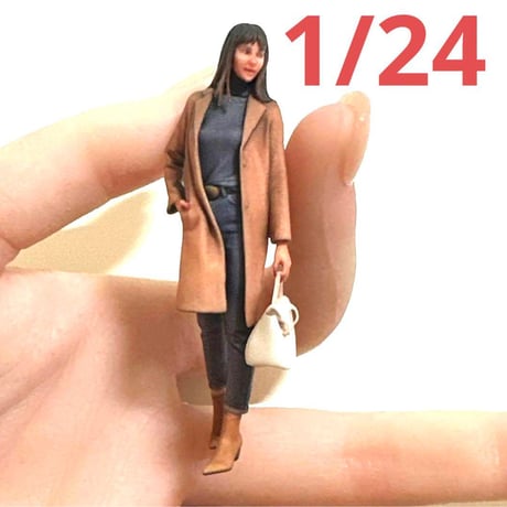 完成品　1/24 ヌミック　フィギュア　ミニカーに　1/64より大