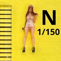 Nゲージ　オーシャンコスモス　ナース　フィギュア　鉄道模型　1/64より小