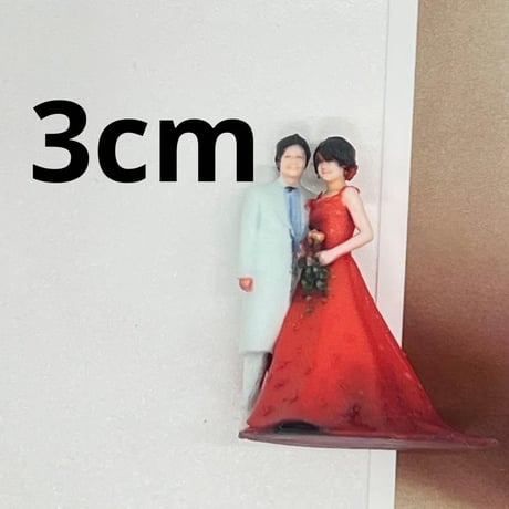 3cm ウエディング　フィギュア　ミニチュア　完成品　1/64より大
