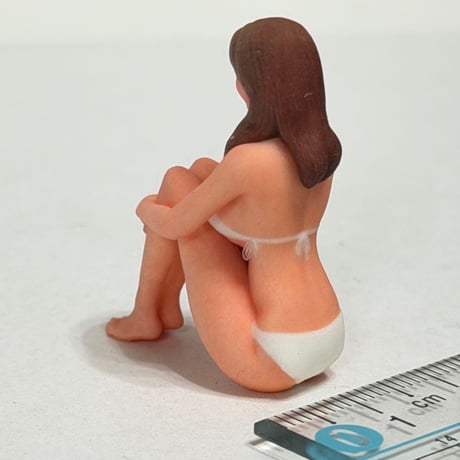 1/24 フィギュア　ビキニ　水着　ミニチュア　リアルフィギュア　ミニチュアイメージ　完成品　ミニカーに