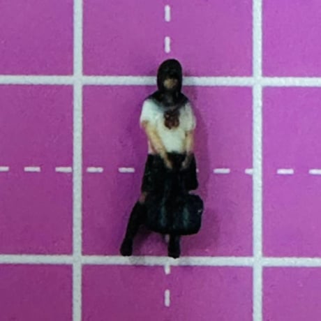 Nゲージ★jkn★女子高生★フィギュア★鉄道模型★リアルフィギュア★完成品★