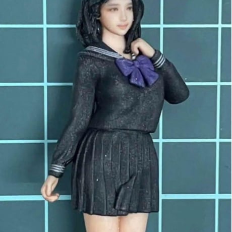 1/24 JK1 女子高生　フィギュア　完成品　リアルフィギュア　ミニカーに　ミニチュアイメージ　リアルフィギュア