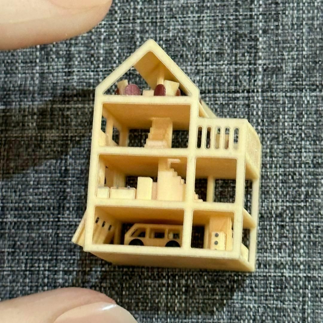 ミニチュア ミニミニドールハウス フィギュアに 1/64より小