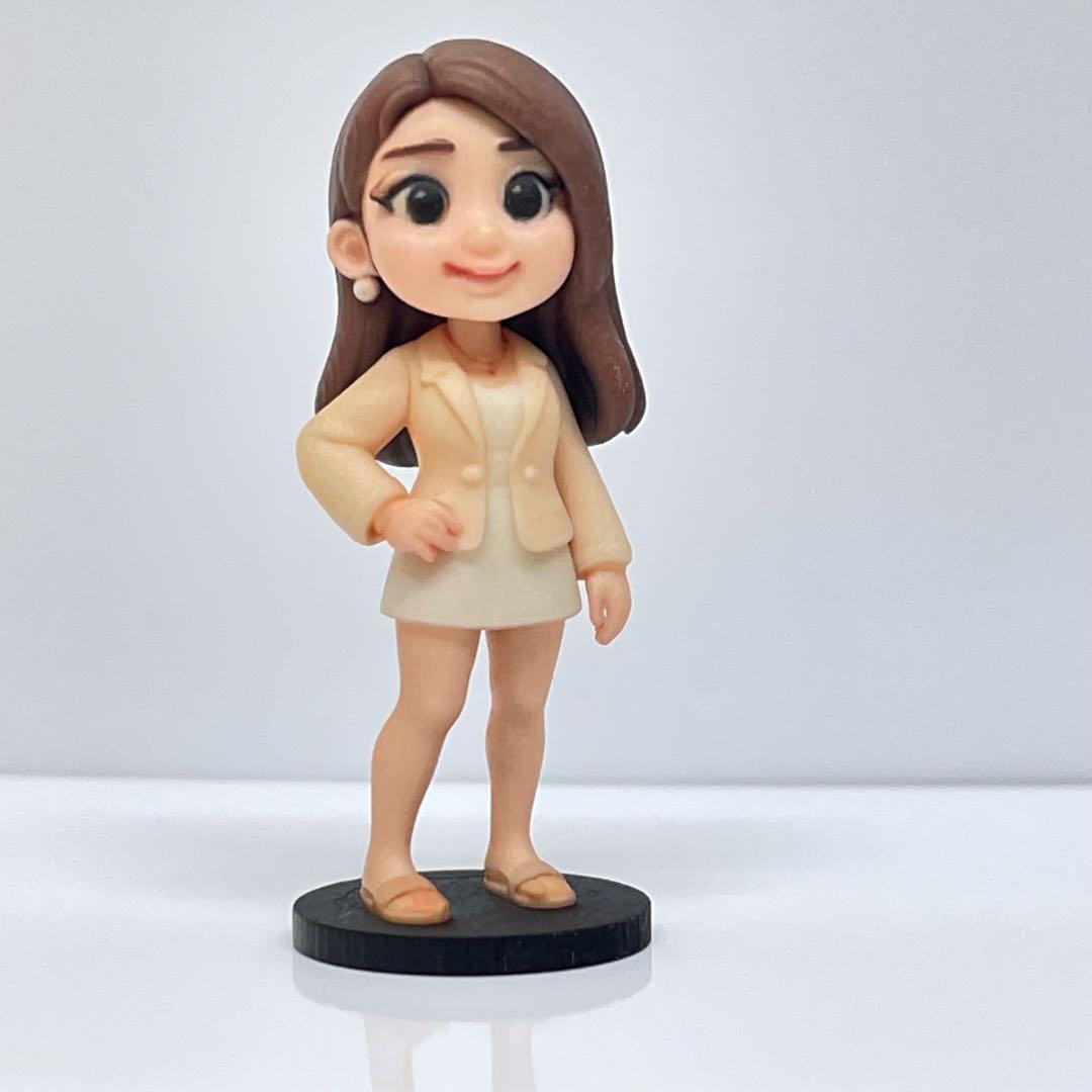 ミニチュア　ジオラマ　銀座5cm フィギュアに　1/64より小　フルカラー完成品 5cm 1/32 3DA-AT55-1 フィギュア 完成品 リアルフィギュア